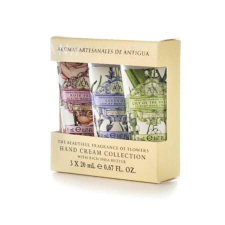 Handcreme 3x20ml Rose Petal, Lavender & Lily of the Valley