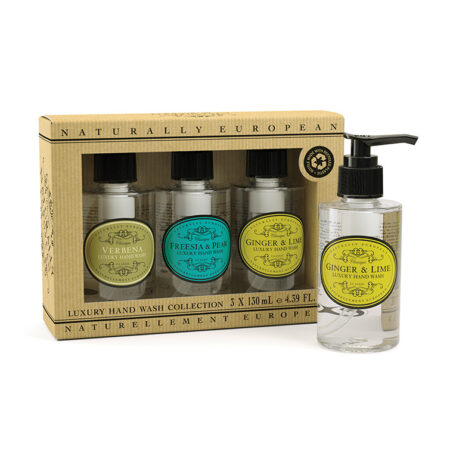 Flüssigseife 3x130ml Ginger & Lime, Verbena and Freesia & Pear