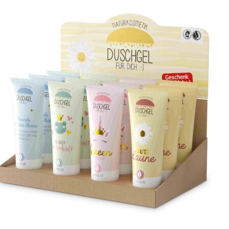 Duschgel 200ml im Display Liebe Grüsse Poesie MIX