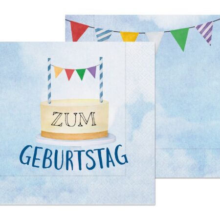 Servietten 33x33cm Gute Wünsche