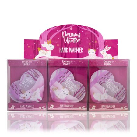 Handwärmer DREAMY WINTER in Herzform, in Geschenkbox