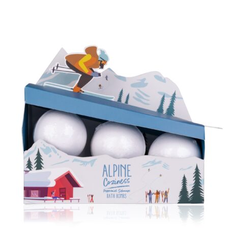 Badefizzer ALPINE COZINESS in Geschenkbox, 3 x 60g