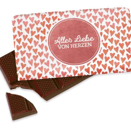 Schokolade 40g Liebe Grüsse