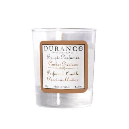 Duftkerze 30g im Glas mit Display Amber
