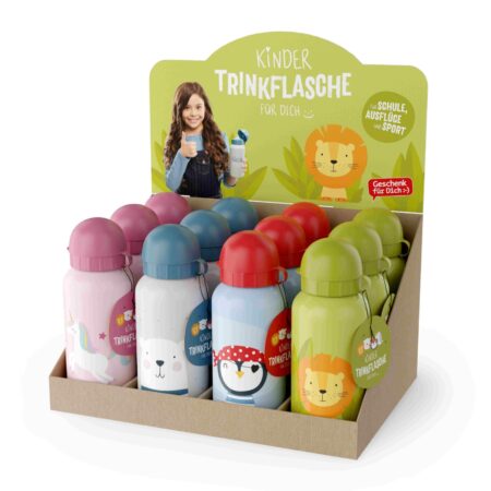 Kindertrinkflasche 400ml im Display Kleine Lieblinge