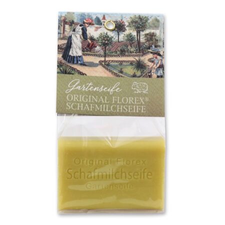 Garten-Schafmilch-Seife eckig 100g