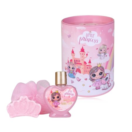 Badeset LITTLE PRINCESS in Spardose aus Blech