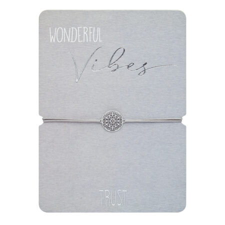 Armband - "Wonderful Vibes" -  Edelstahl - Trust