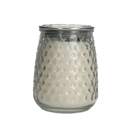 Duftkerze in Glas mit Deckel 369g Dahlia & White Musk
