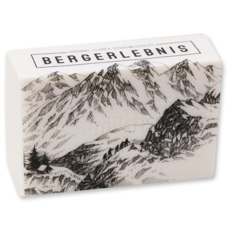 Schafmilchseife 150g 'Bergerlebnis' - Schneerose