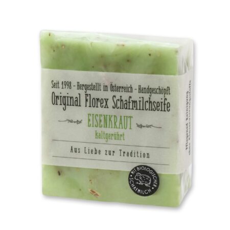 Kaltgerührte Schafmilchseife Eisenkraut 150g