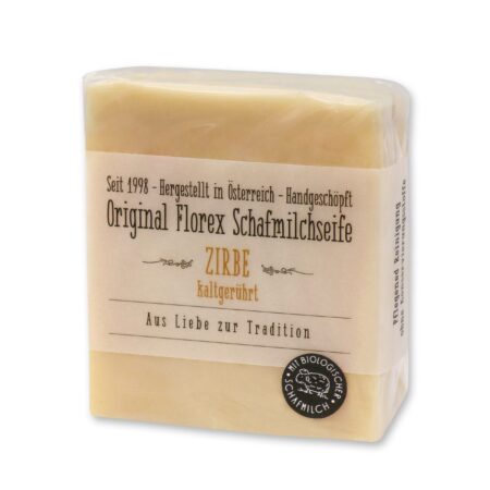 Kaltgerührte Schafmilchseife  Zirbe 150g