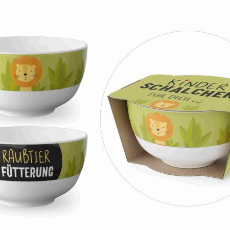 Kinderschale D11H6 Kleine Lieblinge LÖWE
