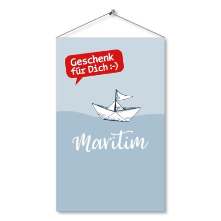 Werbe-Banner 50 x 80 cm Maritim