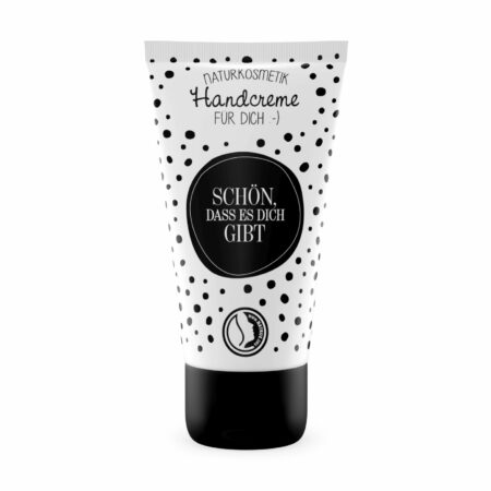 Handcreme 30ml Salt & Pepper "Schön, dass es Dich gibt" (Punkte)