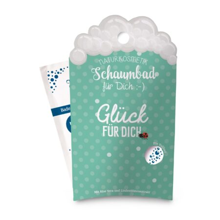 Schaumbad 40ml Liebe Grüsse "Glück für Dich"
