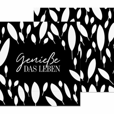 Serviette 33x33cm Salt & Pepper