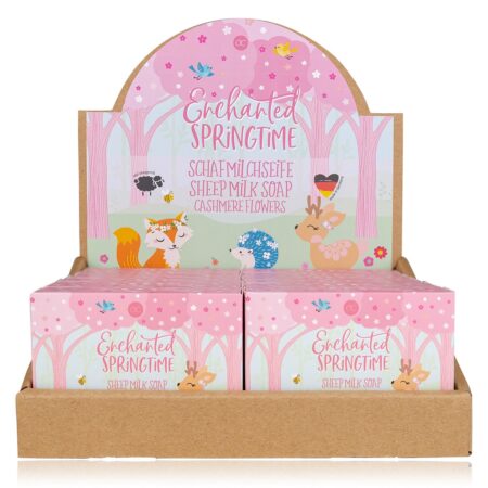 Schafmilchseife ENCHANTED SPRINGTIME in Papierschachtel, 100g