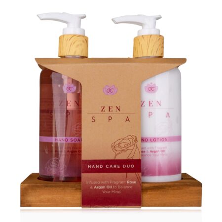 Handpflegeset ZEN SPA auf Holztray