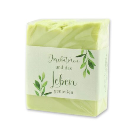 Kaltgerührte Schafmilchseife 150g Olivenöl "Waldzeit"
