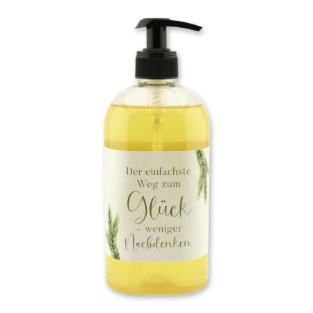 Flüssige Pflanzenölseife 500ml Zirbe "Waldzeit"