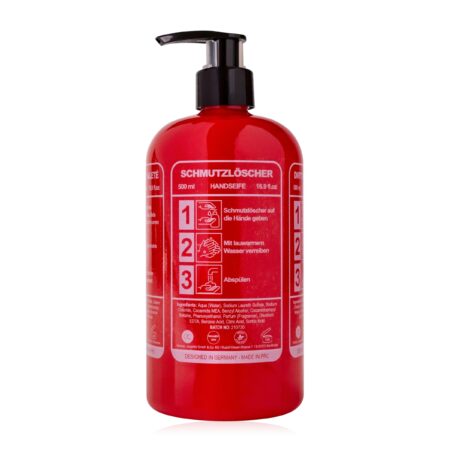Flüssigseife 500ml SCHMUTZLÖSCHER in Feuerlöscheroptik