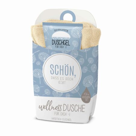 Geschenkset Wellnessdusche Relax "Schön, dass es Dich gibt"