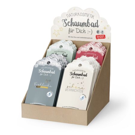 Schaumbad 40ml im Display Weihnachten Cosy Christmas MIX
