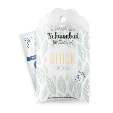 Schaumbad 40ml Relax "Glück für Dich" (Blatt)