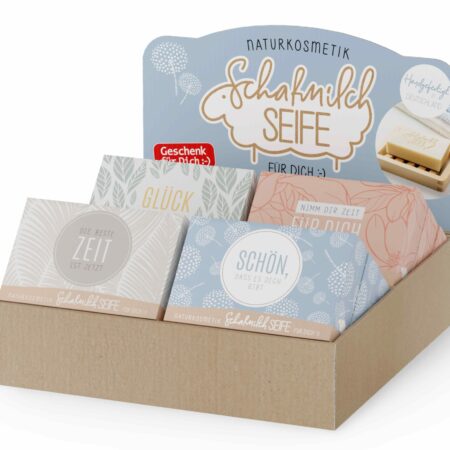 Schafmilchseife 100g im Display Relax MIX