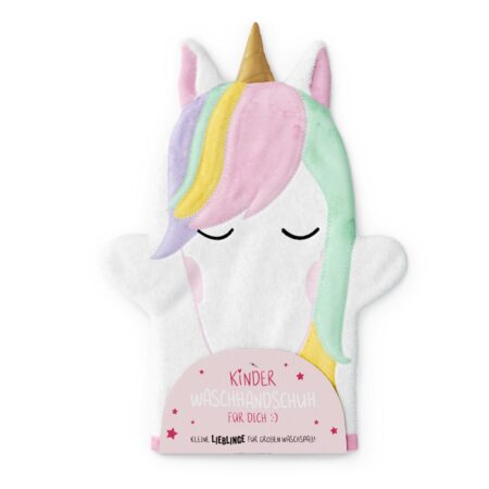 Waschhandschuh Kleine Lieblinge "Einhorn"