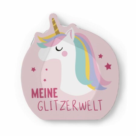 Magisches Handtuch Kleine Lieblinge "Meine Glitzerwelt" (Einhorn)