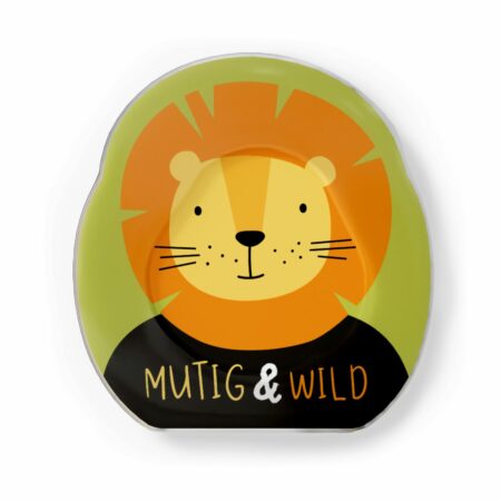 Magisches Handtuch Kleine Lieblinge "Mutig & Wild" (Löwe)