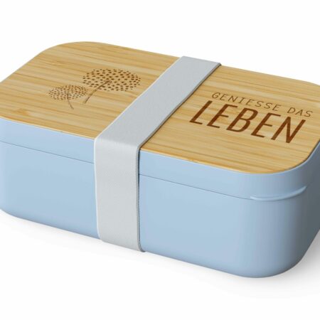 Brotdose Relax "Geniesse das Leben" (Pustelblume)