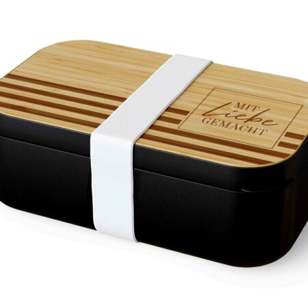 Brotdose Salt & Pepper "Mit Liebe gemacht"
