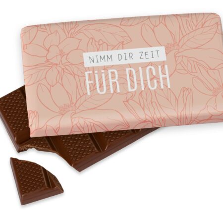Schokolade 40g Relax "Nimm Dir Zeit für Dich" (Blüte)