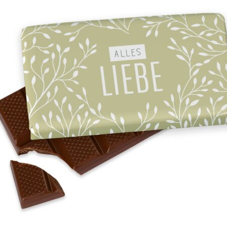 Schokolade 40g Relax "Alles Liebe" (Ranken)
