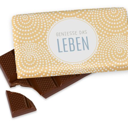 Schokolade 40g Relax "Geniesse das Leben" (Punkte)