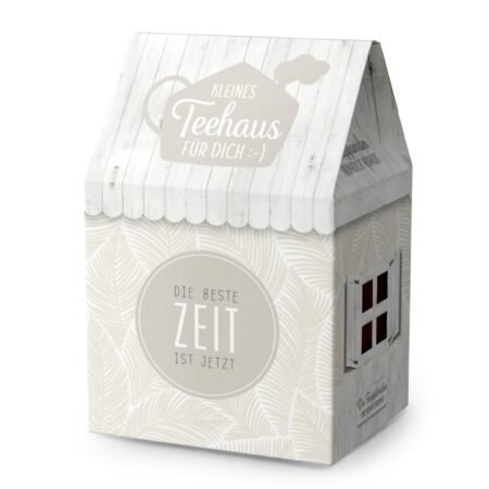 Teehaus Relax "Die Beste Zeit ist jetzt" (Feder)