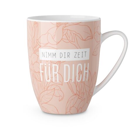 Becher 250ml Relax "Nimm Dir Zeit für Dich" (Blüte)