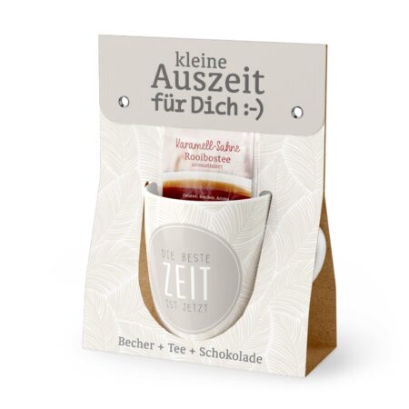 Kleine Auszeit Relax "Die Beste Zeit ist jetzt" (Feder)