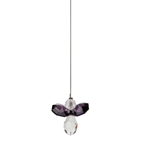 Schutzengel aus Glasstein - Amethyst