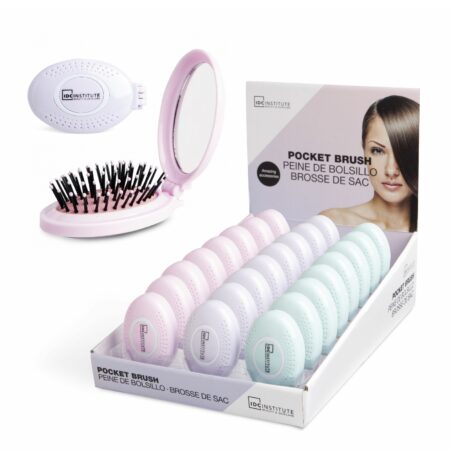 Pocket Spiegel mit Haarbürste