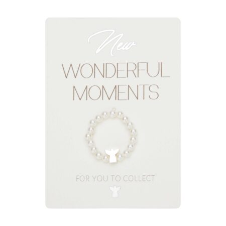 Ring - "New Wonderful Moments" - versilbert - Schutzengel