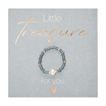 Ring - "Little Treasure" - petrol