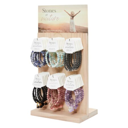 Display Echtsteinarmbänder "Stones of nature"