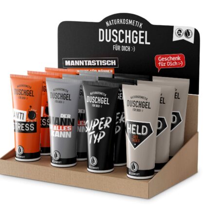 Duschgel 200ml Manntastisch im Display MIX