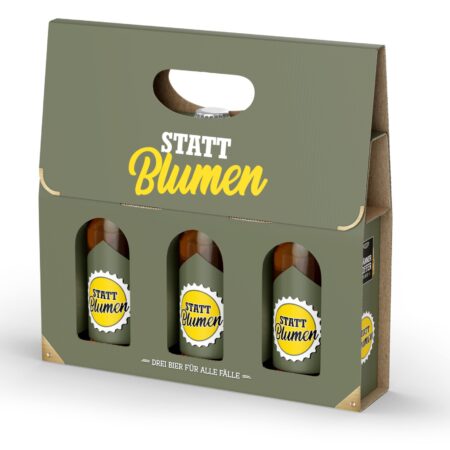 Männerkoffer Manntastisch "Statt Blumen"