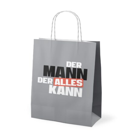Geschenktüte Manntastisch "Der Mann der alles kann"