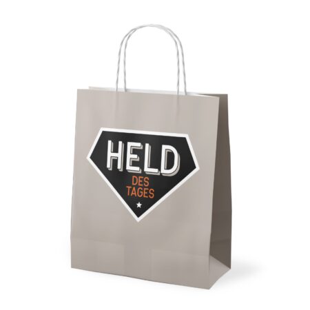 Geschenktüte Manntastisch "Held des Tages"